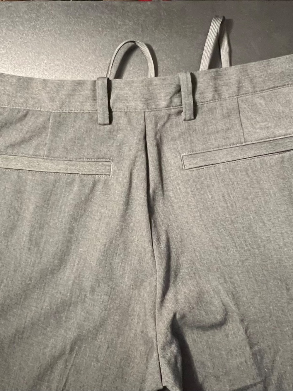Quince 24/7 Smart Tech Chino Pants Men 32x32 Gray Ultra Stretch Drawstring - Picture 8 of 13